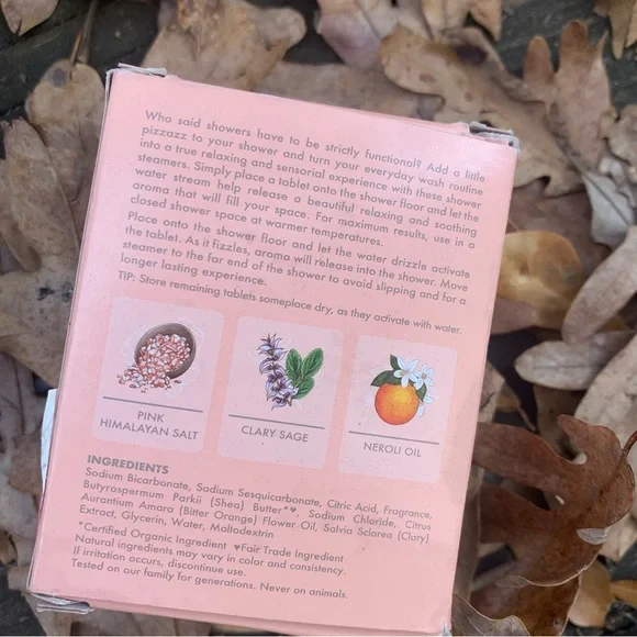 SheaMoisture Pink Himalayan Salt Relaxing Shower Steamers - Picture 4 of 4